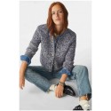 Blue Knitted Cardigan Size 0 1 2 3 4