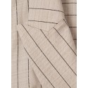 REISS Andie pinstripe woven midi dress