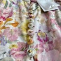 Zimmermann Natura Buttoned Midi Linen Dress Kaleidoscope Garden 