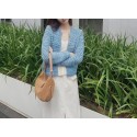 Blue Knitted Cardigan Size 0 1 2 3 4