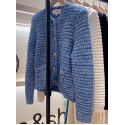 Blue Knitted Cardigan Size 0 1 2 3 4