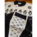 Kate Spade Penguin Intarsia Cashmere Sweater