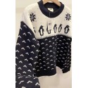 Kate Spade Penguin Intarsia Cashmere Sweater