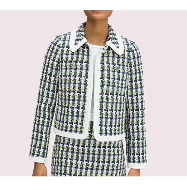 Kate Spade Short Tweed Cotton Jacket/Cardigan US 0-10