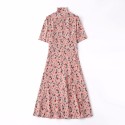 L.K.Bennett Mika Scattered Rose Silk Tea Dress