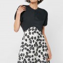 TED BAKER Gwiana floral-print stretch-woven midi dress