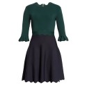 Ted Baker Knitted Color Block Mini Dress