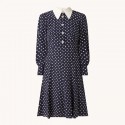 L.K. Bennett Mathilde Bow Silk Dress