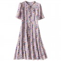 L.K. Bennett Montana Lilac Tea Dress