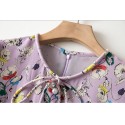 L.K. Bennett Montana Lilac Tea Dress