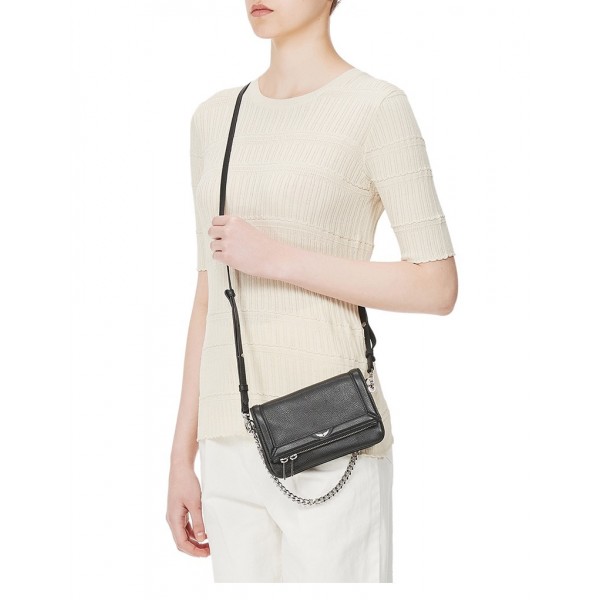 ZADIG&VOLTAIRE   Rock Nano Novel crossbody bag in black Clutch bag, underarm bag, crossbody bag